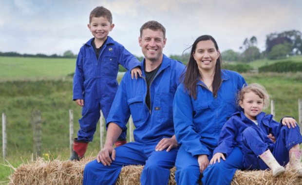 Kane Briscoe and family