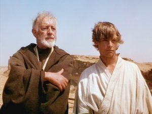 Obi-Wan Kenobi (Mentor) and Luke Skywalker (Mentee)